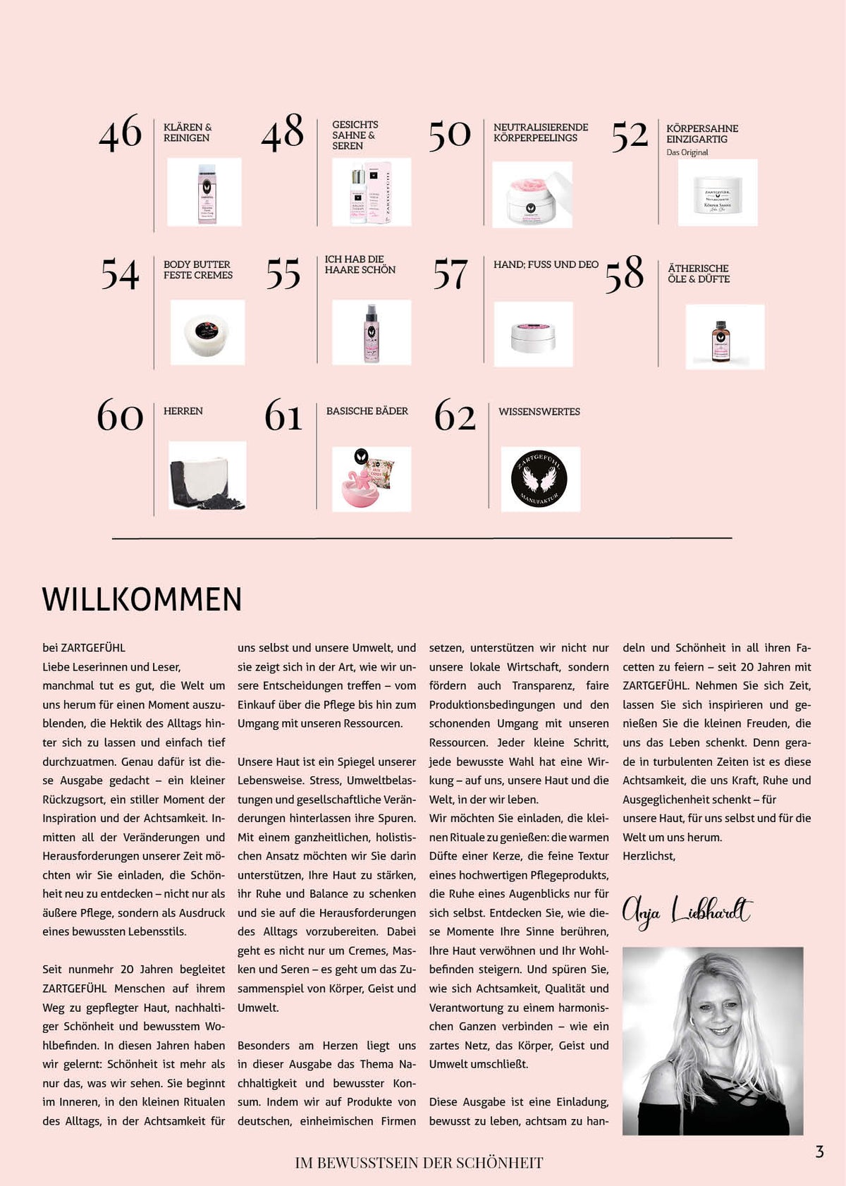 20 Jahre ZARTGEFÜHL Produktkatalog